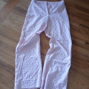 Pink Gingham Pants
